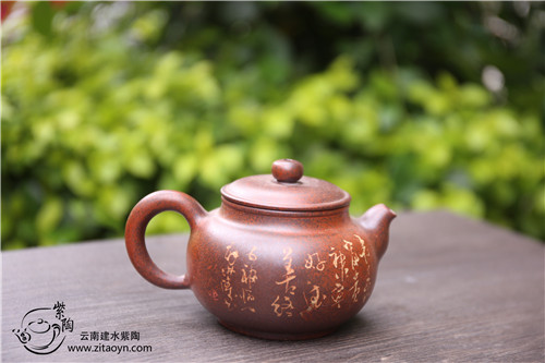 建水紫陶泡茶